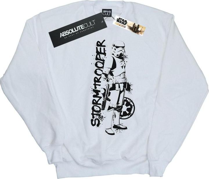 Immagine prodotto Star Wars The Mandalorian Splat Stormtrooper Felpa Ragazzi (128)