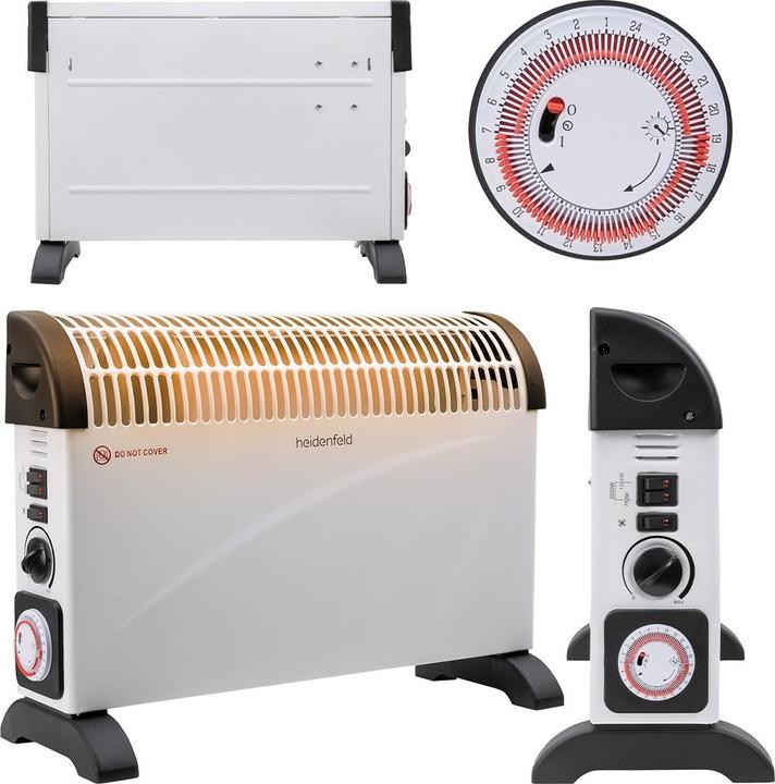 Image du produit Heidenfeld Chauffage par convecteur HL200 Chauffage électrique Convecteur Chauffage Radiateur (Avec Turbo) (2000 W)