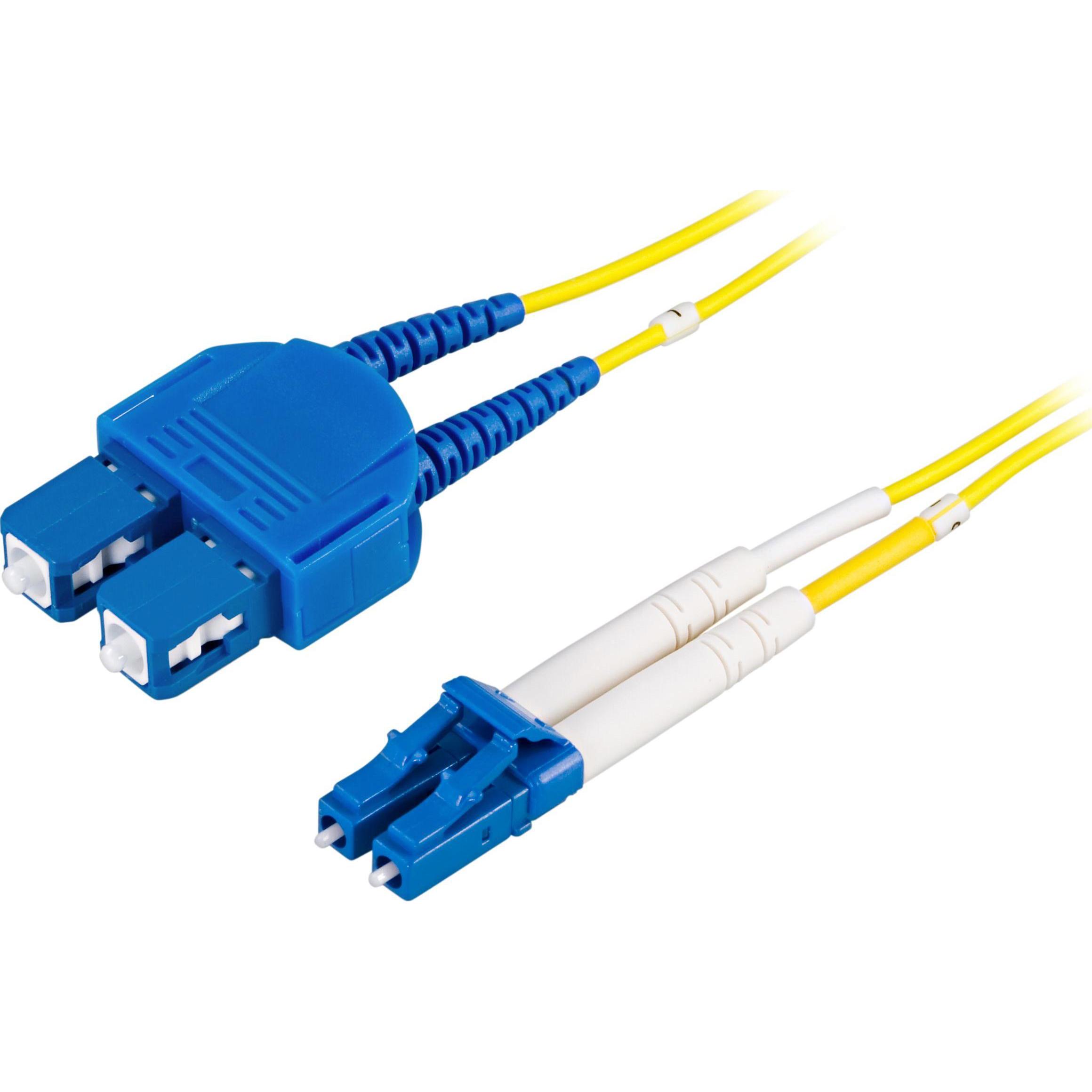 Deltaco Optical cable LC - SC, 9/125, OS2, duplex, singlemode, 5m (CAT6, 5 m), Netzwerkkabel
