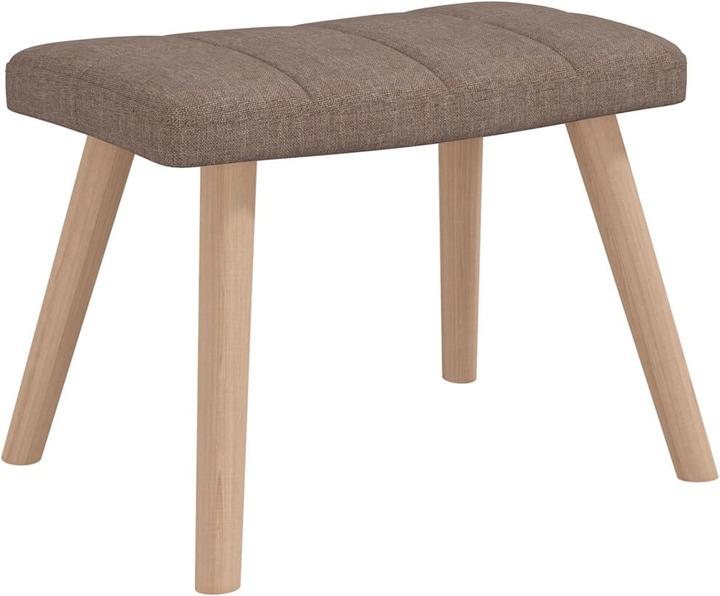 Produktbild vidaXL Schaukelstuhl mit Hocker