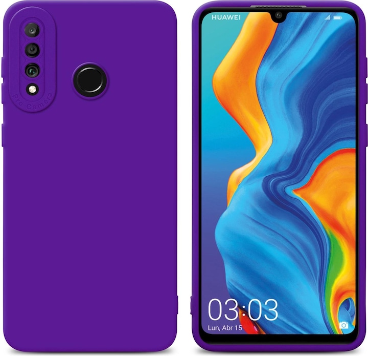 Actual product image Cadorabo Case for Huawei P30 LITE in TPU Fluid LM162 Style (Huawei P30 Lite)