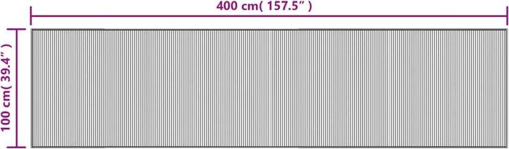 Produktbild vidaXL Teppich (400 x 100 cm)