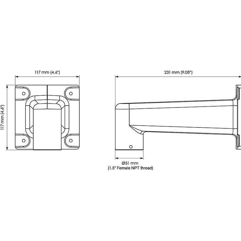 Thumbnail - Vivotek Halterung für Kameramontage (Montage-Kit), Netzwerkkamera Zubehör