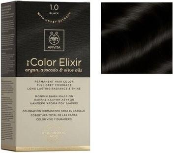 Actual product image Apivita My Color Elixir Permanent Hair Color with Argan, Avocado, and Olive Oils 50ml