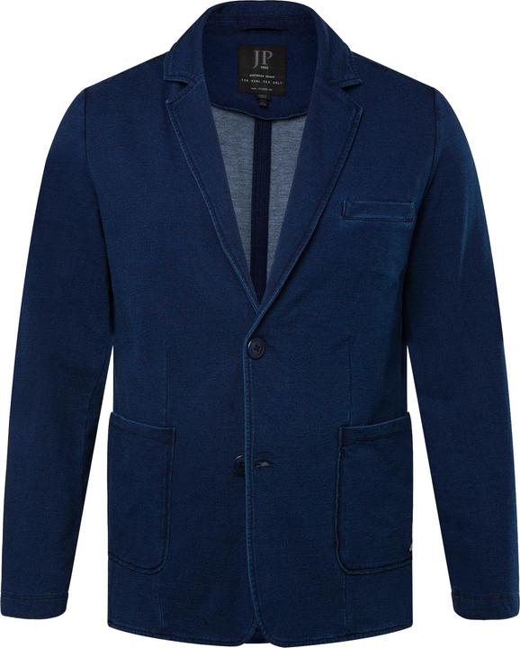 Actual product image JP1880 Sweat fabric jacket, vintage look, lapel, up to 8 XL (5XL)
