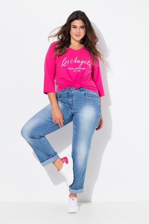 Immagine prodotto Ulla Popken Jeans modello Mony con gamba conica, tessuto elasticizzato e stile vintage (42)