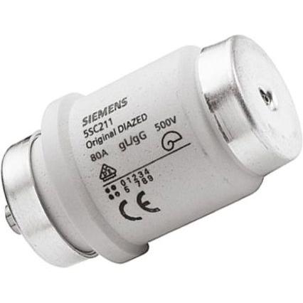 Thumbnail - Siemens, Sicherung, Diazed-Sicherungseinsatz (Diazed-Sicherung, 80 A)