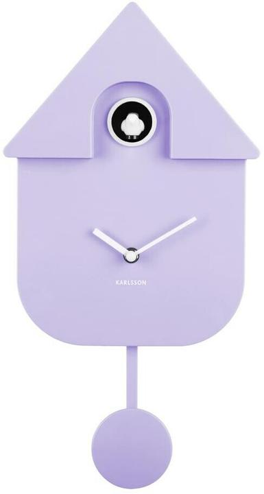 Actual product image Karlsson Wandklok Modern Cuckoo - Zachtpaars - 8.5x21.5x41cm - Wandklok Scandinavisch