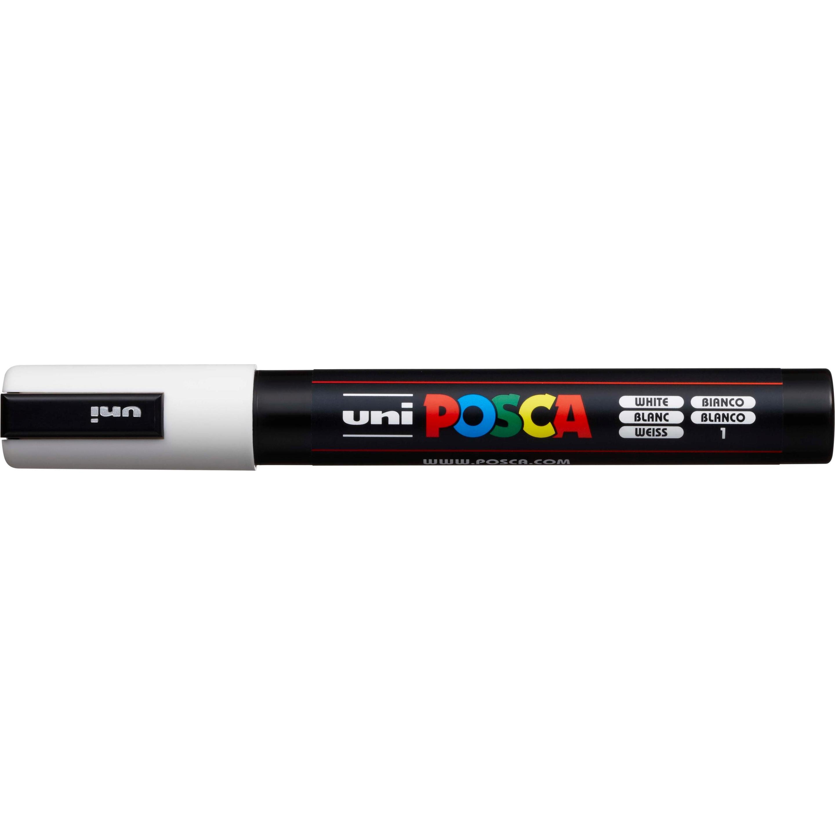 Thumbnail - Posca, Marker, Marker PC-5M Rundspitze (Weiss, 2.50 mm, 1 x)