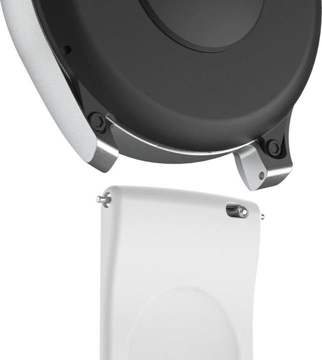 Produktbild Hama Armband zum Wechseln für Smartwatch 5010, Silikon, Grau (Edelstahl, Silikon)