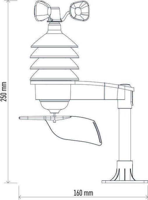 Actual product image Emos Wireless sensor for weather station E6016