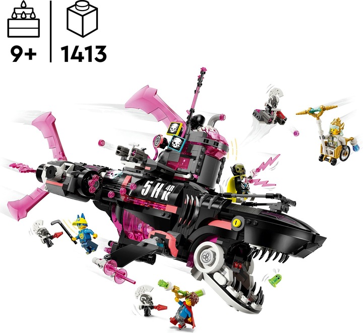Actual product image LEGO Albtraumhai-U-Boot (71500, LEGO Dreamzzz)