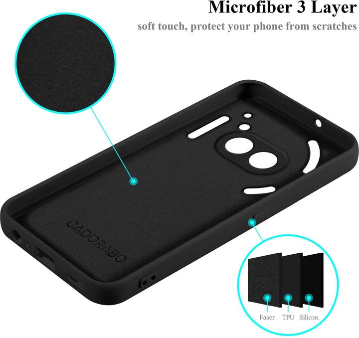 Immagine prodotto Cadorabo Custodia per Nothing Phone 2a TPU Liquid Silicone Case (Phonemax Rocky 2)