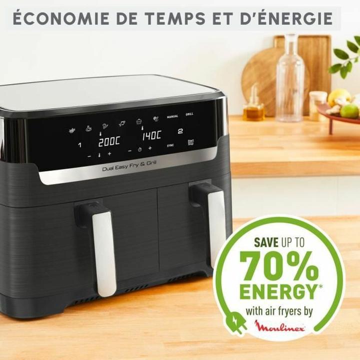 Actual product image Moulinex Dual Easy Fry EZ905B20 - Deep fryer - 8,3L