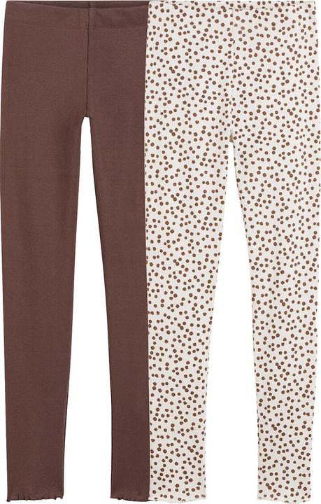 Produktbild La Redoute Collections 2er-Pack gerippte Leggings (86)