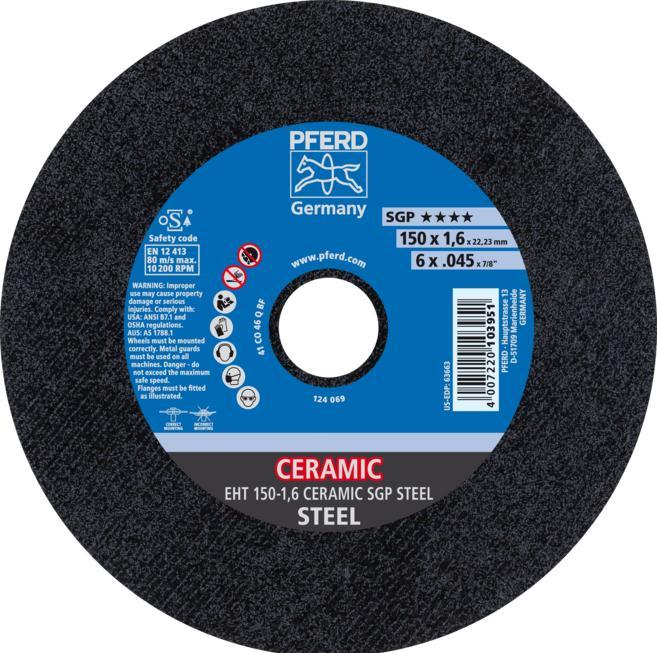 Actual product image Pferd EHT 150-1,6 CERAMIC SGP STEEL
