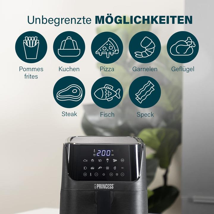 Actual product image Princess Hot air fryer with 3,5 L (EU plug)