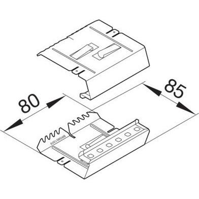Thumbnail - Hager, Kabelschutz + Kabelführung, Kupplungspaar