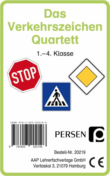 Energie-Label Wehren:Das Verkehrszeichen-Quartett (Deutsch)