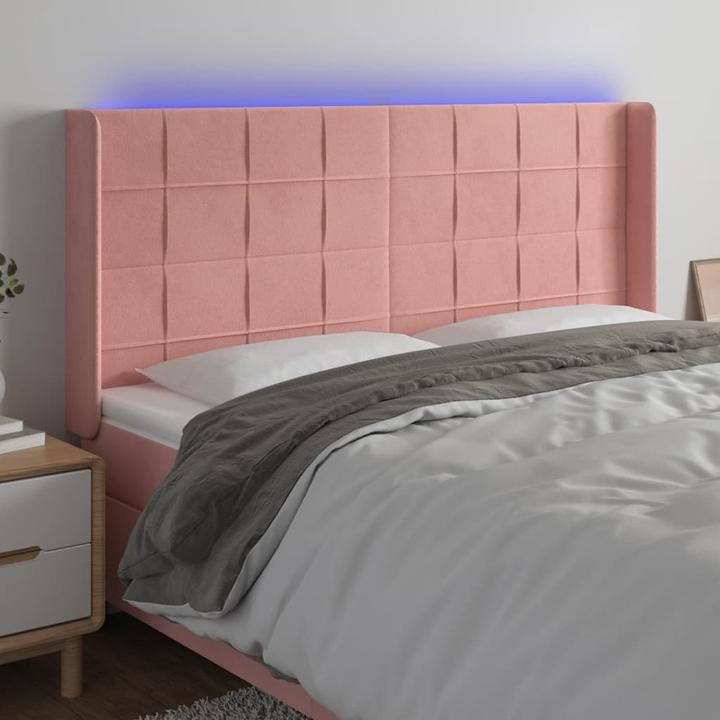 Actual product image vidaXL LED Kopfteil (203 x 16 x 128 cm)