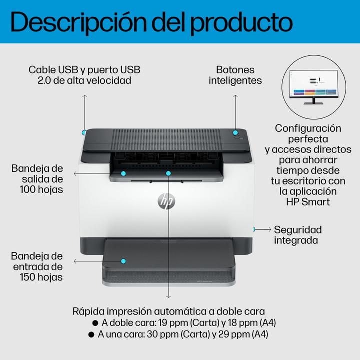 Actual product image HP LaserJet M209d (Laser, Black and white)