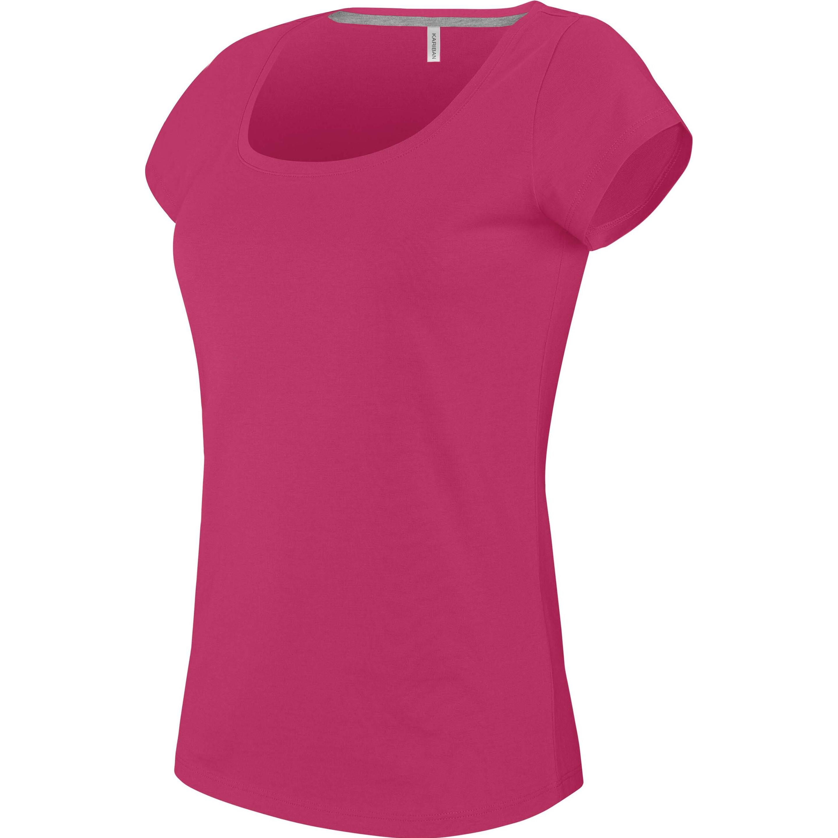 Kariban, Damen, Shirt, Col Bateau, Rot, (M)