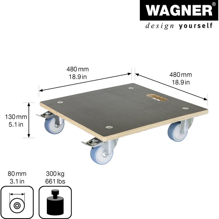 Image du produit Wagner System Rouleau multi-usages Maxigrip FSDP 480x480 mm