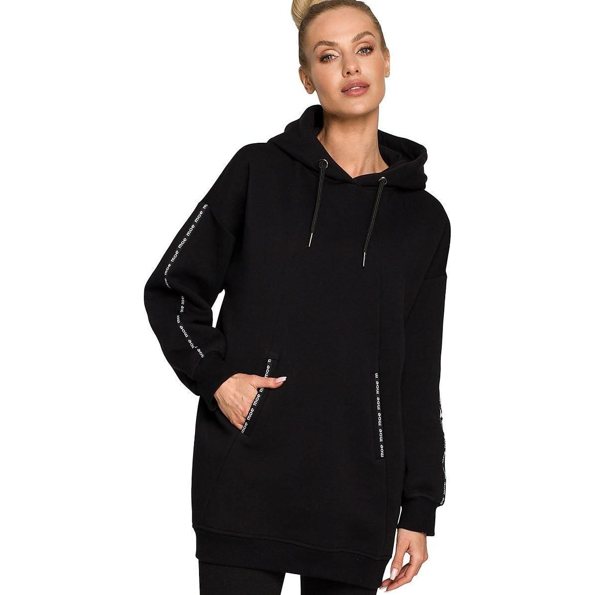 Made of Emotion, Herren, Pullover, Sweater Moe, Schwarz, (S)