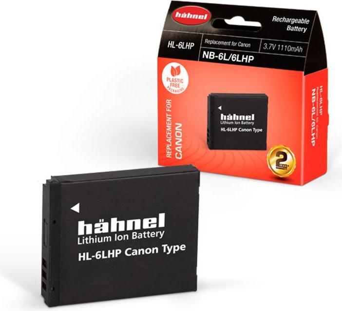 Actual product image Hähnel Replacement Battery HL-6LHP, for Canon NB-6L (Camera battery)