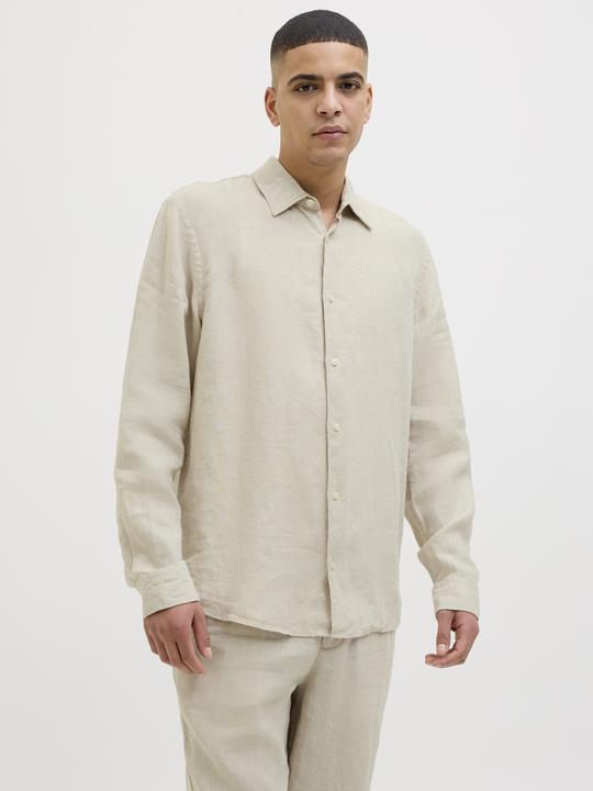 Actual product image Jack & Jones Jprcclawrence Linen L/S Shirt Sn (XXL)