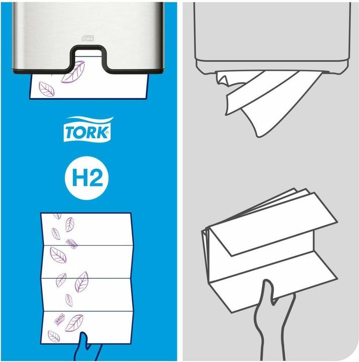Produktbild Tork Papierhandtücher 2 lagig (21 x)
