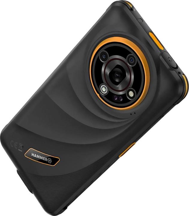 Actual product image Myphone MOVIL SMARTPHONE HAMMER IRON 6 5G 6/128GB ORANGE (128 GB, Black, Orange, 6.50", Dual SIM, 5G)