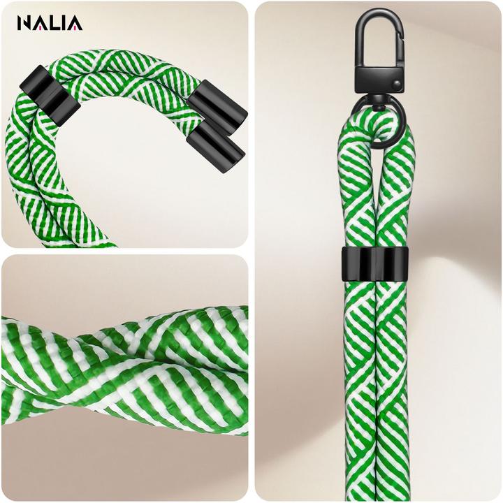 Immagine prodotto Nalia HoldMe Lanyard Handykette - Universal Trageband für Smartphones - Verstellbar, Soft & Elastisch