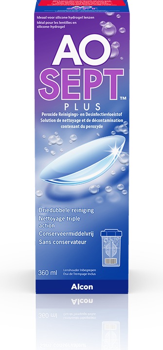 Immagine prodotto AOSept Soluzione detergente e disinfettante al perossido, 360 ml (Sistema perossido, 360 ml)