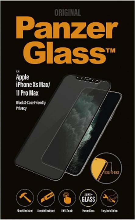 PanzerGlass Privacy Edge to Edge (1 Stück, Apple iPhone 11 Pro Max, Apple iPhone XS Max)
