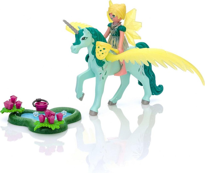 Produktbild Playmobil Crystal Fairy mit Einhorn (70809, Playmobil Ayuma)
