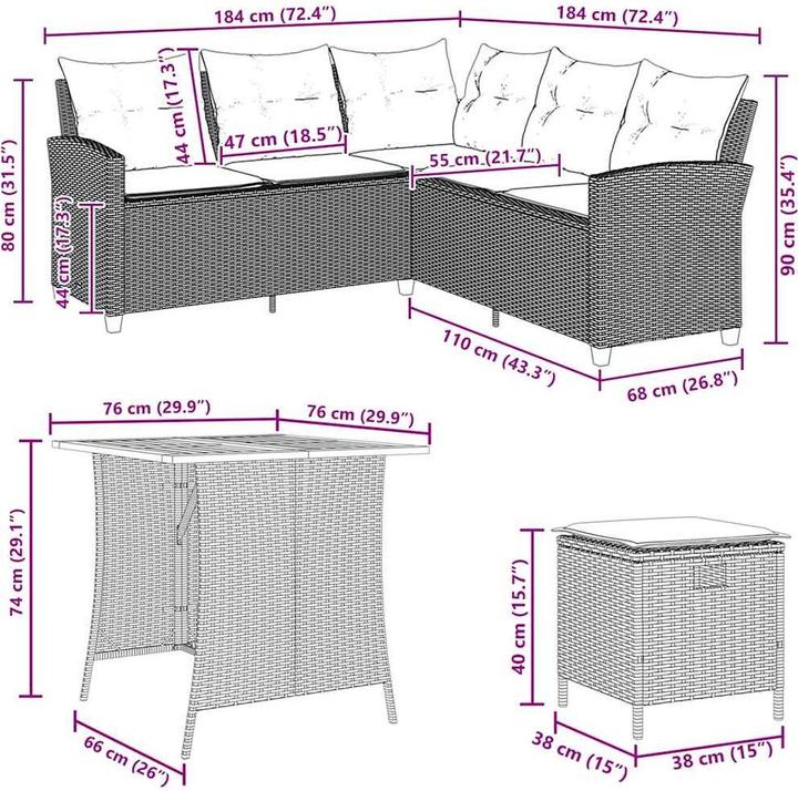 Produktbild vidaXL Maxine