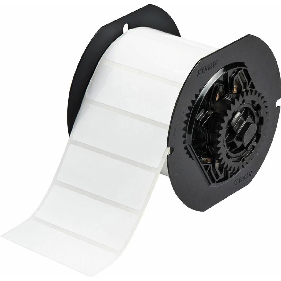 Brady, Etiketten, B33-640-427AW, selbstlaminierendes Vinyl, Weiss, matt, 55.88 x 38.10 mm, permanent (1500 E.)
