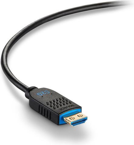 C2G 38,1 m Câble optique actif (AOC) série Performance HDMI® haut débit 4K 60 Hz - Certifié plénum (38.10 m, HDMI)