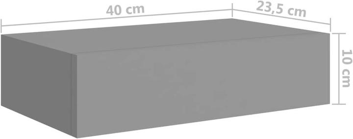 Immagine prodotto vidaXL Benedita (40 x 23.50 x 10 cm)