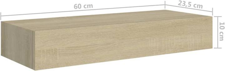 Immagine prodotto vidaXL Schubladenregal (60 x 23.50 x 10 cm)