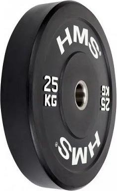 Actual product image HMS Bbr25 Black Olympic Bumper 25 kg (1 x 25 kg)