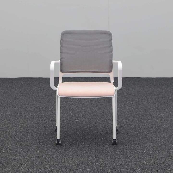 Produktbild Sitag 4-Fuss Stühle SitagXilium Mesh Rosa mit Fixarmlehnen, Neu (48 cm)