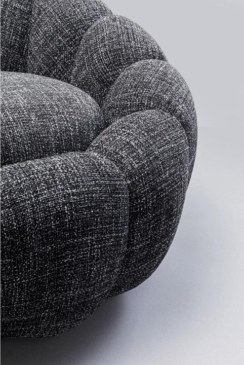 Produktbild Kare Design Drehsessel Peppo Bloom Melange Schwarz