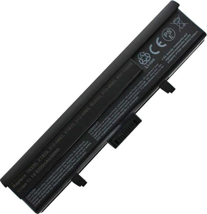 Actual product image Dell Battery XPS M1530, 312-0660, 312-0663 (6 cubicles, 5200 mAh)