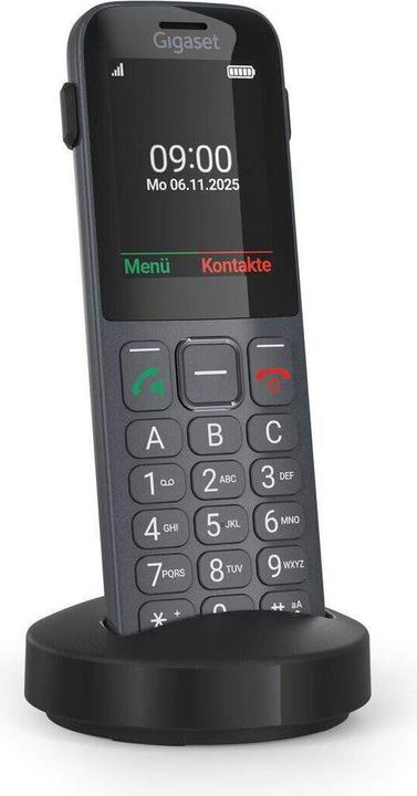 Actual product image Gigaset COMFORT 600 SIM Featurephone 4G Dark Silver