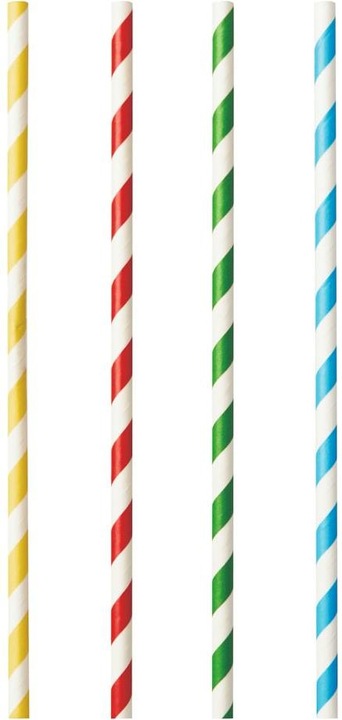 Image du produit Papstar 87512 Paille jetable (e) Couleurs mélangées (100 x)