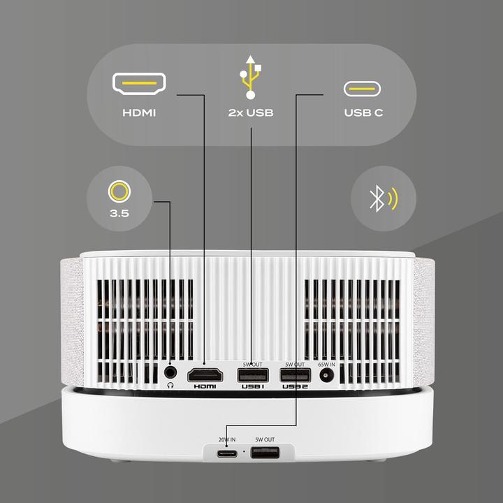 Immagine prodotto Overmax Projector Multipic 4.5 LED Projector (Full HD, 3000 lm)