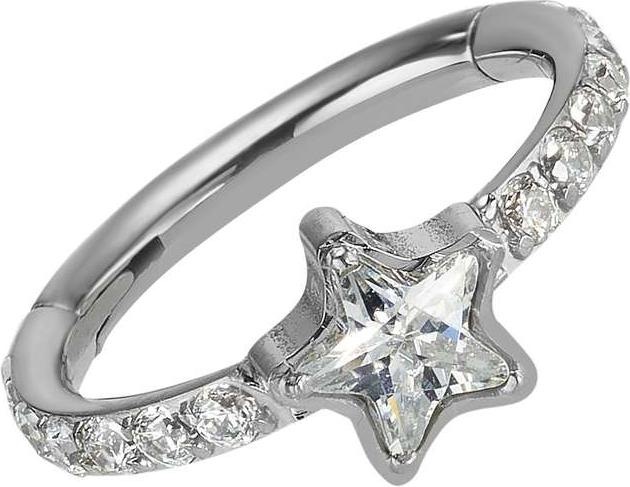 Produktbild Bijouteria Ohrpiercing (Titan, Kristall)