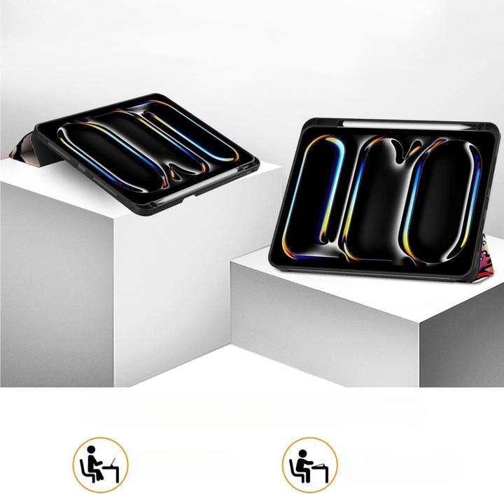 Produktbild Cover-Discount iPad Pro 11 2024 / 2025 - Smart Case Pencil Halter Motiv (Apple iPad Pro 11 2024, Apple iPad Pro 11 2025)